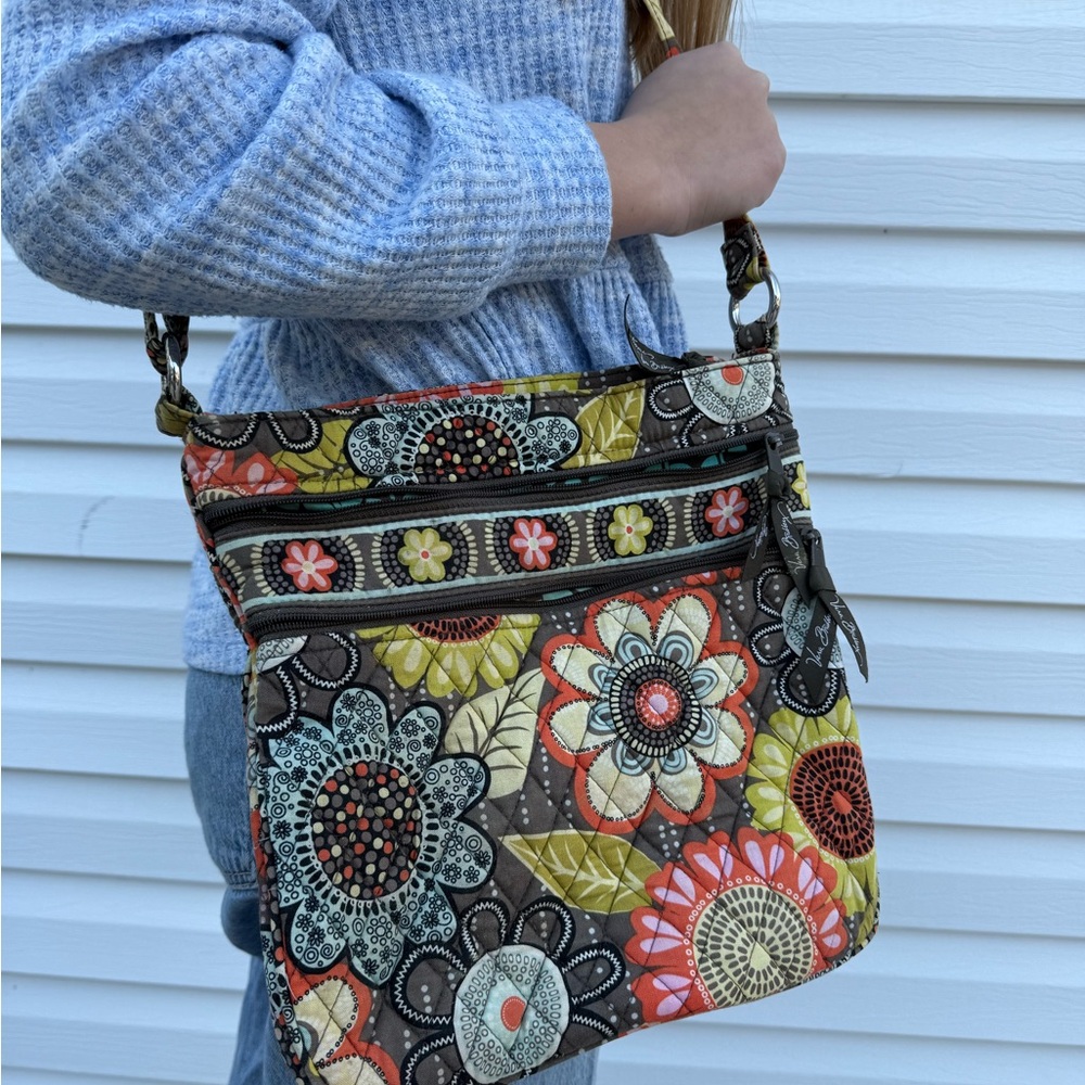 Floral Patterned Crossbody Bag
